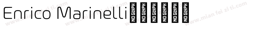 Enrico Marinelli字体转换